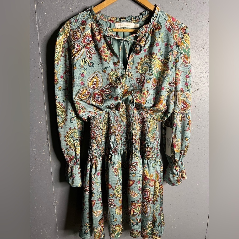 Bishop + Young NWT Marmont Boho Dress in Kade Paisley. Size S